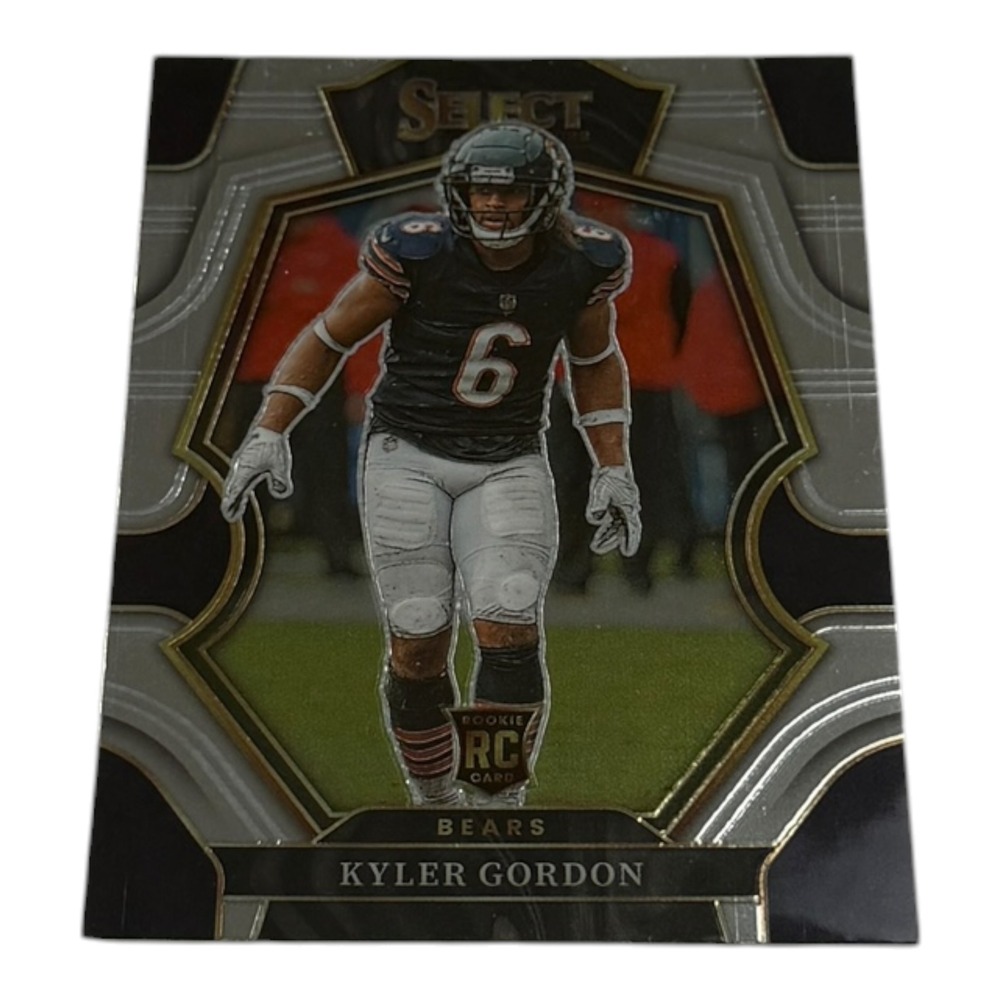 2022 Panini Select Kyler Gordon RC Premier Level Silver Prizm No 118 Bears NFL